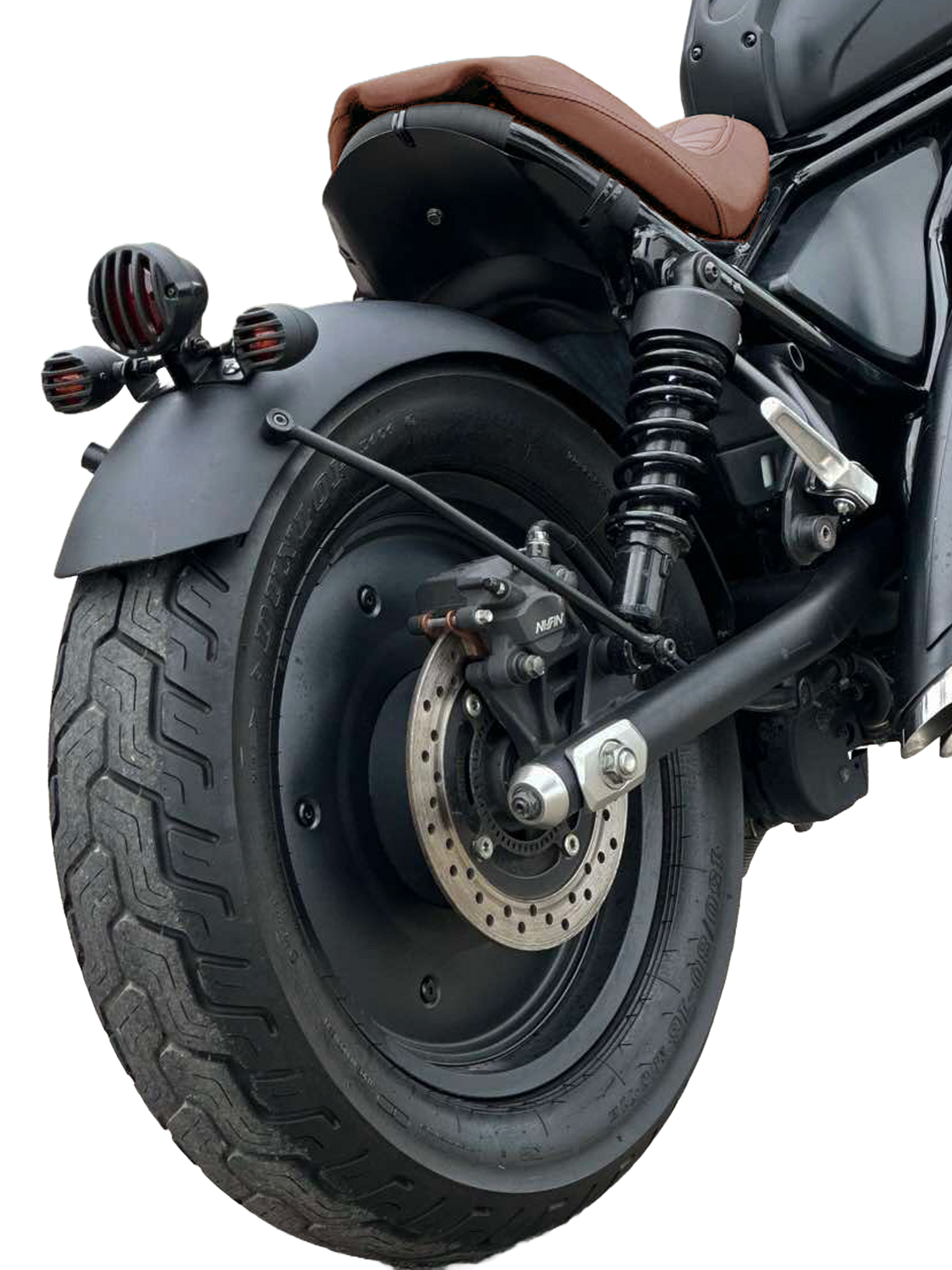 PHAN VP-007 Rebel 250/300/500 Retractable passenger brown sheet & Rear Fender set ver.2