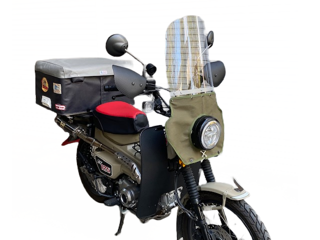 GANESHA+ GC-CT006 CT125 GANESHA⁺ Windshield for HONDA CT125 (旭風防OEM)