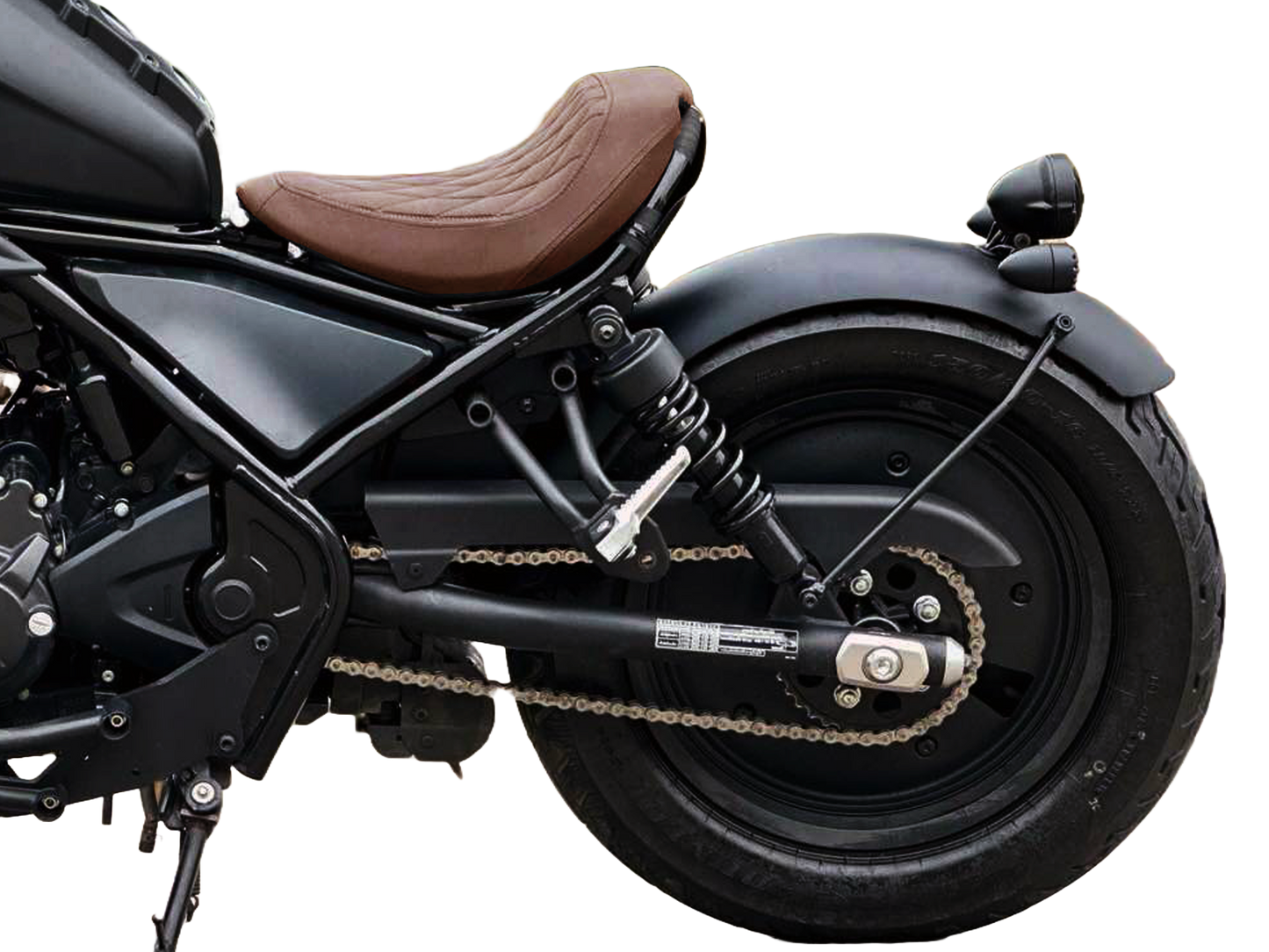 PHAN VP-007 Rebel 250/300/500 Retractable passenger brown sheet & Rear Fender set ver.2　