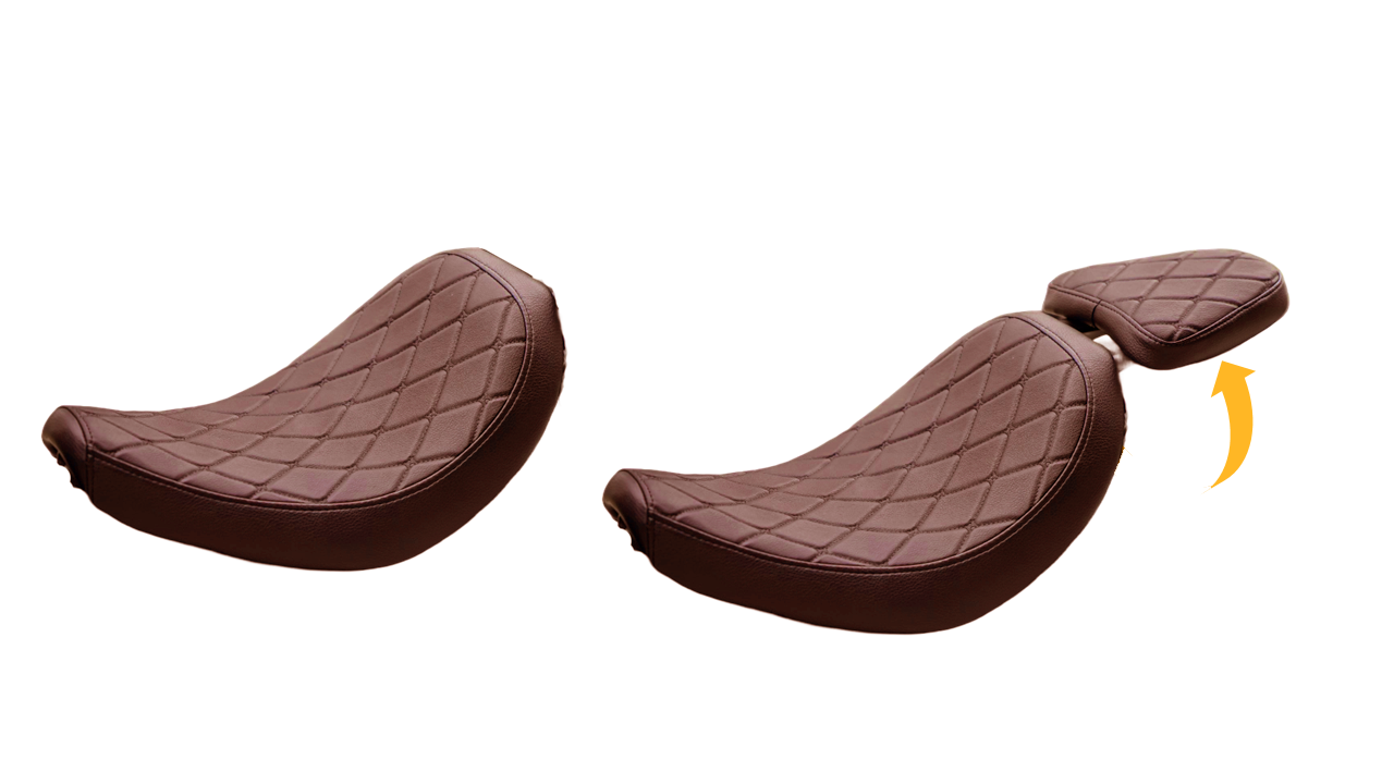 PHAN VP-007 Rebel 250/300/500 Retractable passenger brown sheet & Rear Fender set ver.2　