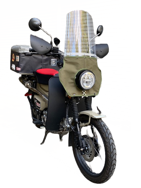 GANESHA+ GC-CT006 CT125 GANESHA⁺ Windshield for HONDA CT125 （旭風防OEM)　