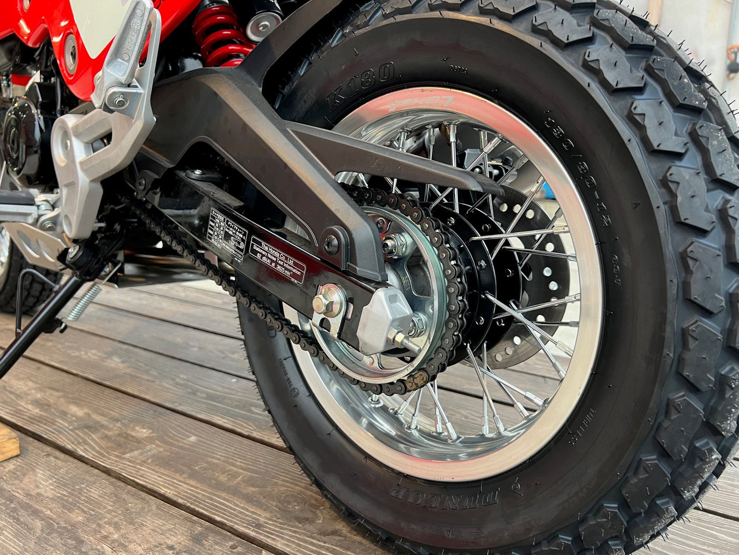8ft-MONKEY GROM DAX Spoke Silver Wheel Set (FR ABS対応)　