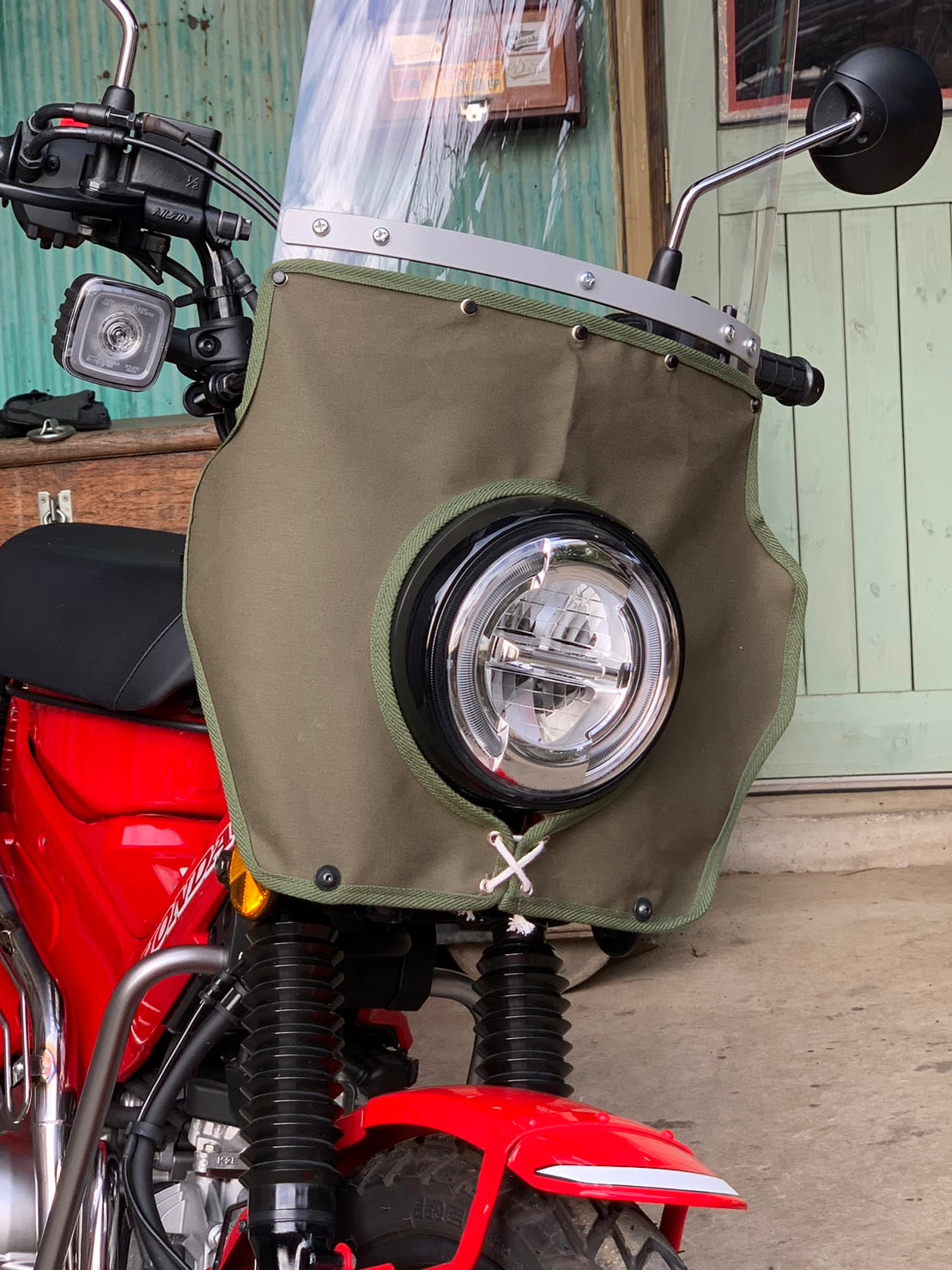 GANESHA+ GC-CT006 CT125 GANESHA⁺ Windshield for HONDA CT125 （旭風防OEM)　