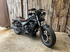 DOPE-RBD105 ロングロボットハンドル＆ブレーキホース for Rebel250/300/500 Year2025～