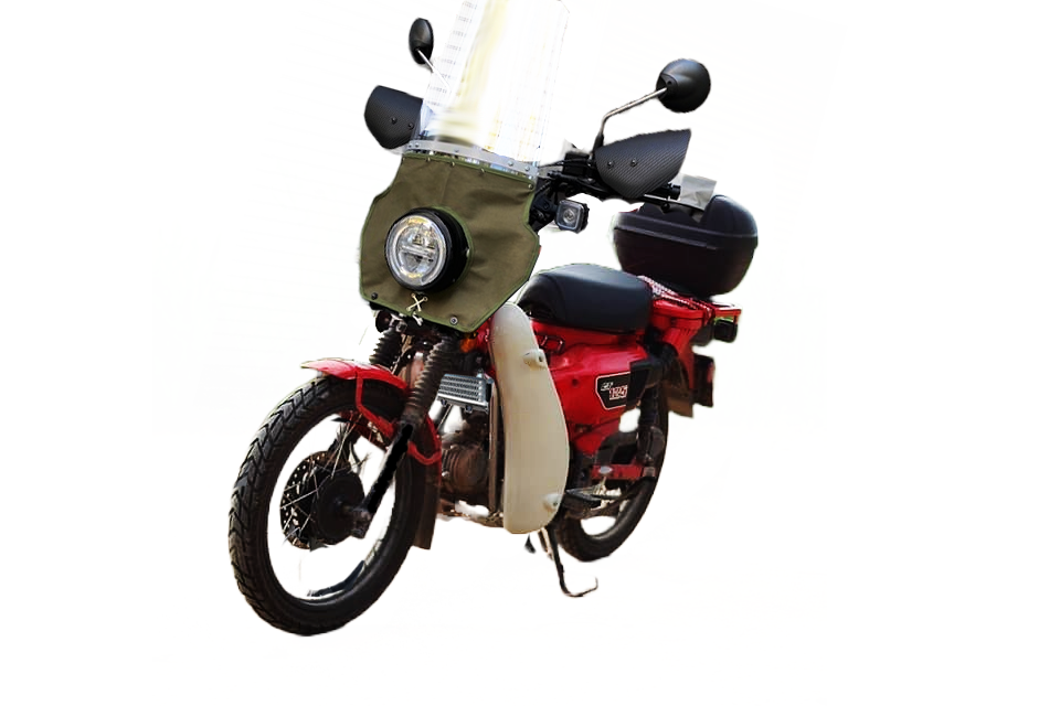 GANESHA+ GC-CT006 CT125 GANESHA⁺ Windshield for HONDA CT125 （旭風防OEM)　