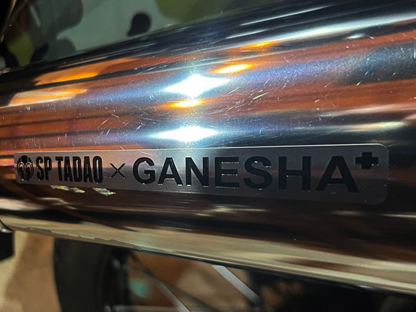 GANESHA+ GC-CT008-65 CT125 SP muffler (SP TADAO collabo Product）　 (JA65) 政府認証(JMCA)